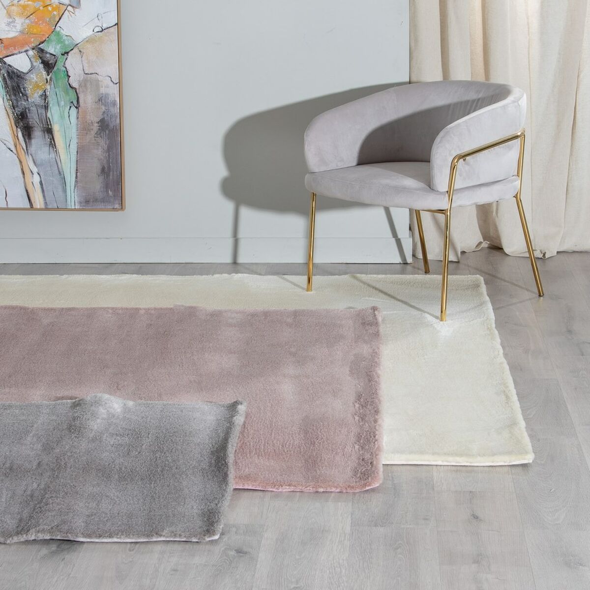 Tepih 80 x 150 cm Siva Poliester